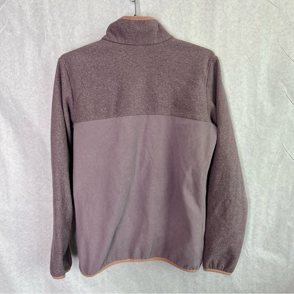 Columbia fleece pullover sweatshirt top snap buttons size small - Picture 2 of 7